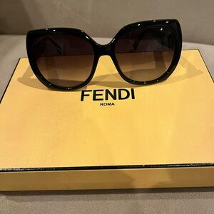 Fendi Black Gradient Sunglasses, authentic